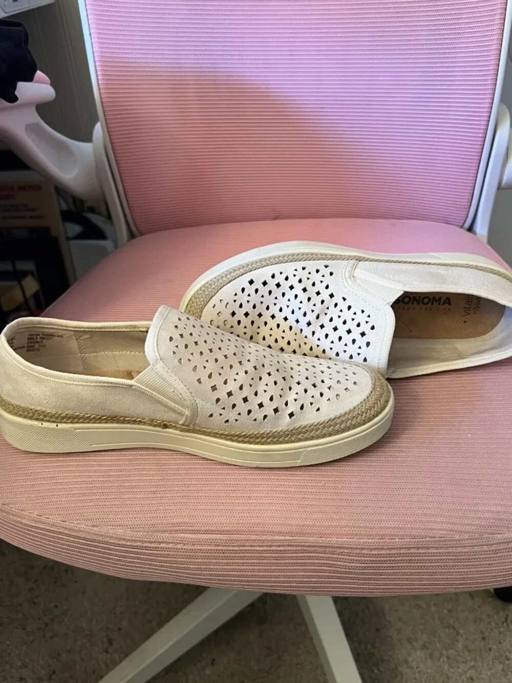Vionic Perforated Slip‑On Espadrilles (Women’s)